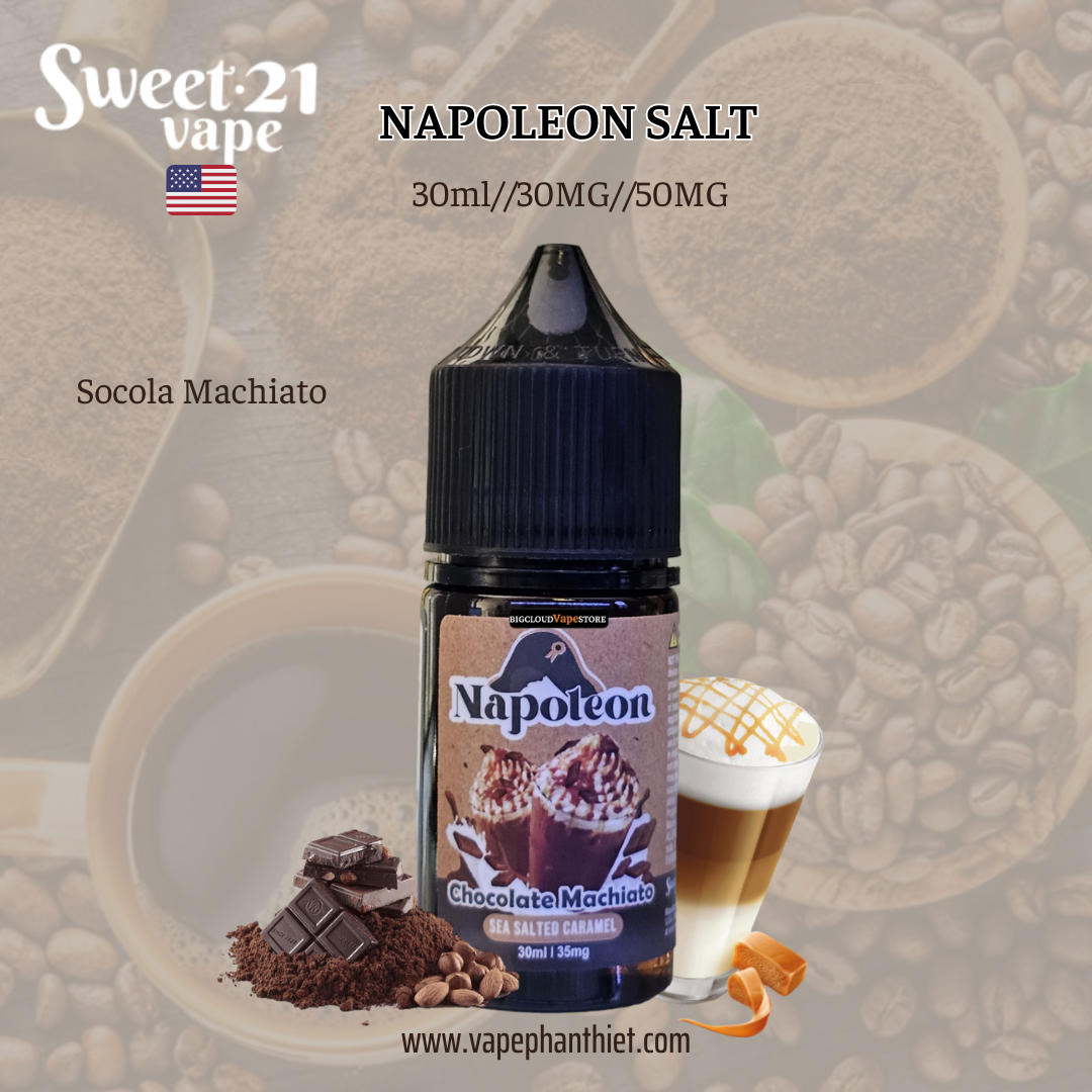 Napoleon Salt Socola Machiato 30ml 30MG-50MG